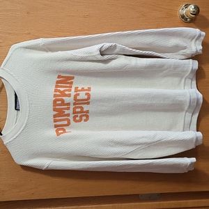 Pumpkin Spice corded sweatshirt